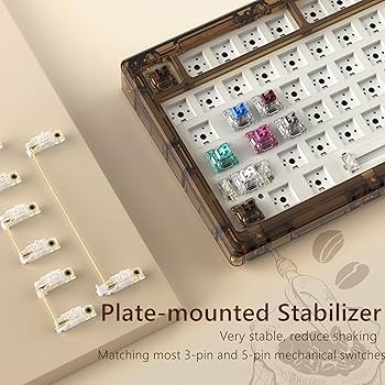 Amazon.co.jp: Womier G75 75% キーボードキット ホットスワップ